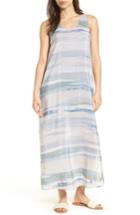 Women's Nic+zoe Watercolor Maxi Dress - Blue