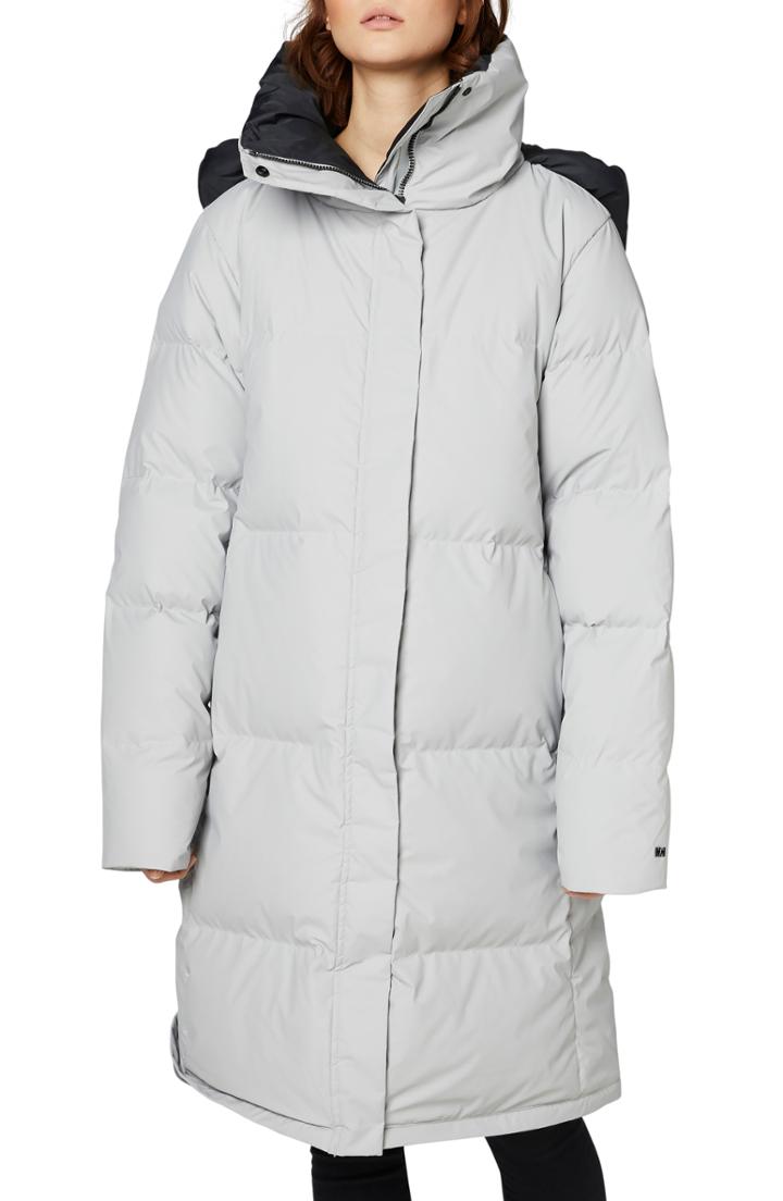 Women's Helly Hansen Beloved Winter Dream Water Repellent Parka - Grey