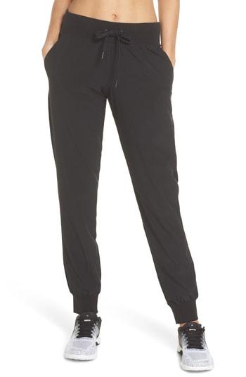 Women's Reebok Training Supply Woven Pant, Size - Black