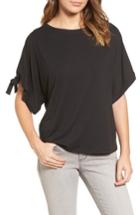 Women's Halogen Stretch Knit Top, Size - Black