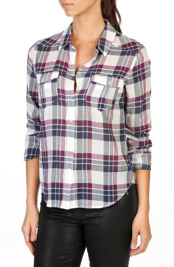 Women's Paige Mya Plaid Shirt - Pink