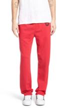 Men's True Religion Brand Jeans Open Leg Sweatpants - Red