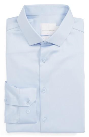 Men's Topman Stretch Cotton Shirt