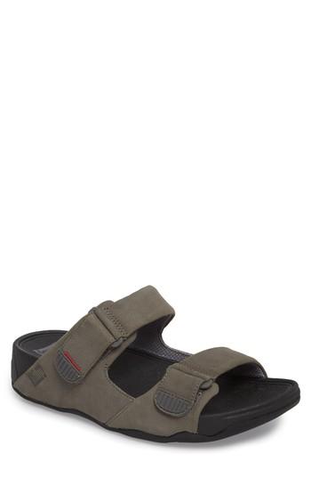 Men's Fitflop Gogh Sport Slide Sandal M - Grey