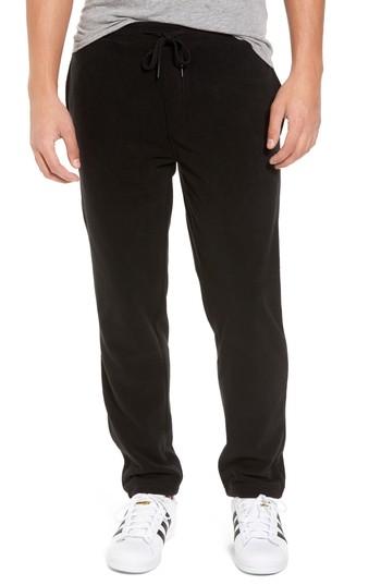 Men's Rvca Slider Polar Fleece Pants, Size - Black