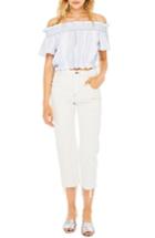 Women's Astr The Label Carson Off The Shoulder Top - Blue