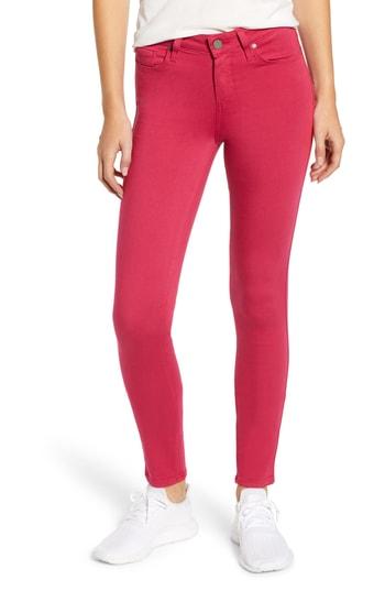 Women's Paige Transcend - Verdugo Ultra Skinny Jeans - Red