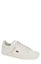 Men's Lacoste Chaymon Low Top Sneaker .5 M - White