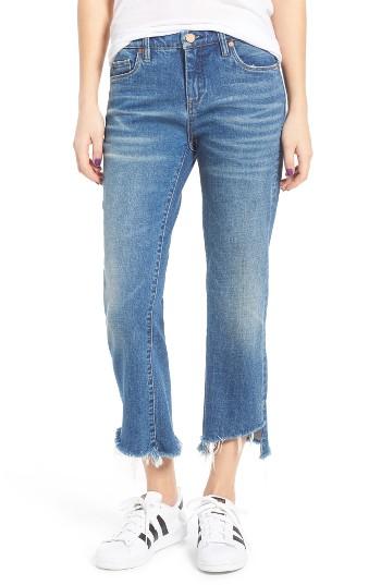 Women's Blanknyc Shredded Kick Flare Jeans