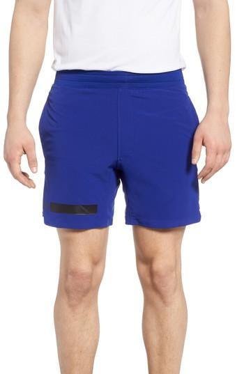 Men's Under Armour Perpetual Fitted Shorts, Size - Blue