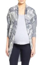 Women's Tart Maternity 'meesha' Open Front Maternity Cardigan - Grey