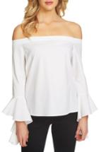 Women's 1.state Off The Shoulder Top, Size - White