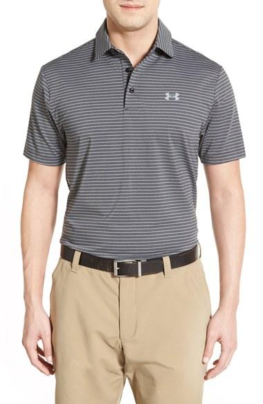 Men's Under Armour 'playoff' Short Sleeve Polo - Black