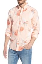 Men's Bonobos Summerweight Slim Fit Print Sport Shirt R - Pink