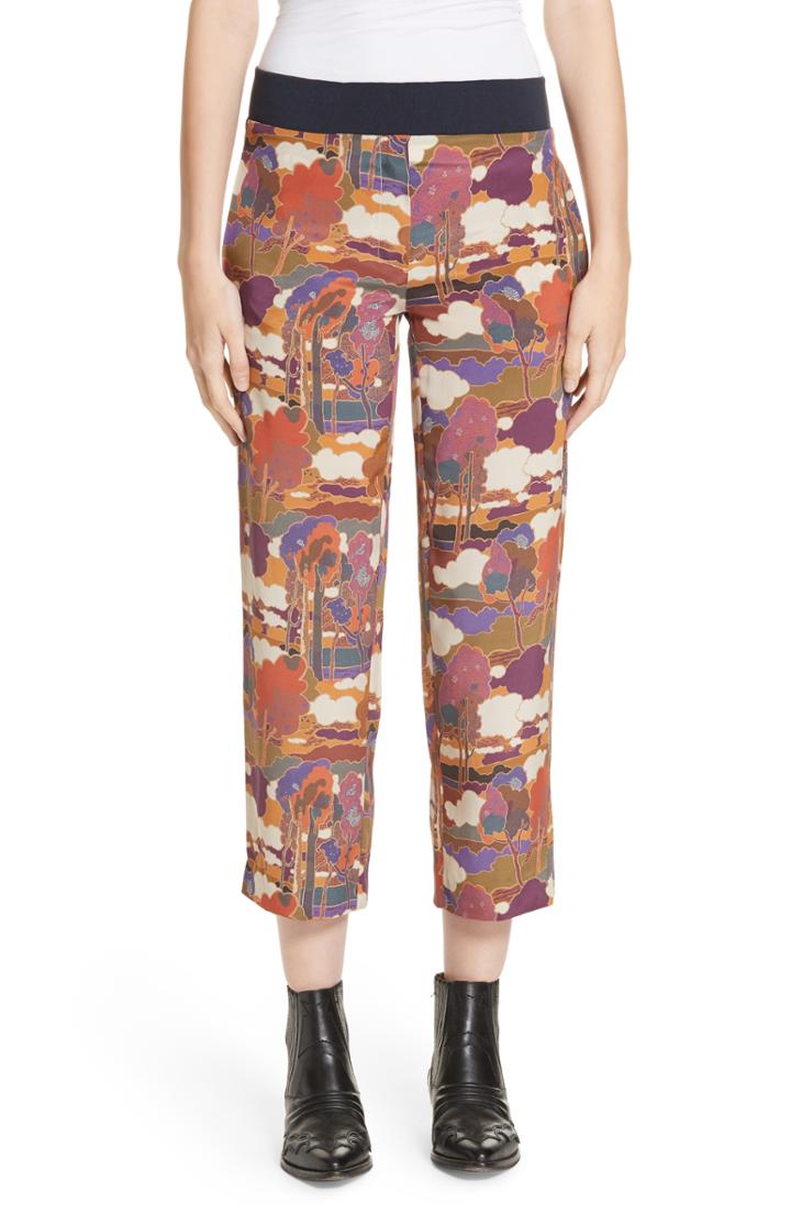 Women's Roseanna Kors Silk Crop Pants Us / 36 Fr - None