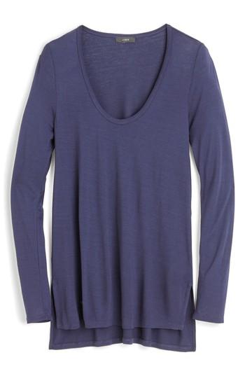 Women's J.crew Drapey Tunic - Blue