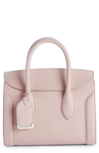 Alexander Mcqueen Heroine 21 Calfskin Leather Satchel - Pink