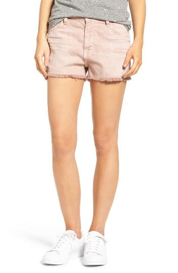 Women's Current/elliott The Boyfriend High Waist Denim Shorts - Pink