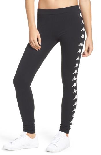 Women's Kappa Authentic Cushtie Leggings - Black