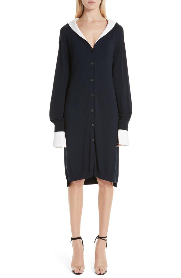 Women's Adeam Two-way Cardigan Dress - Blue