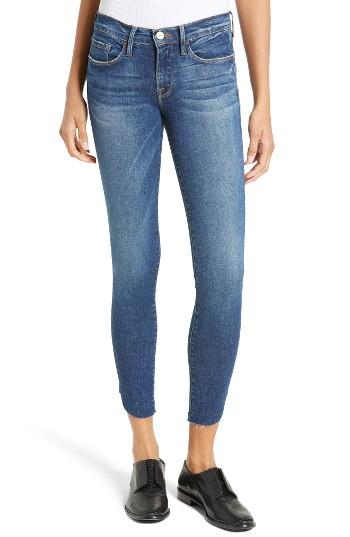 Women's Frame Le Skinny Raw Tulip Crop Jeans