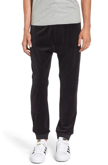 Men's The Rail Velour Jogger Pants, Size - Black