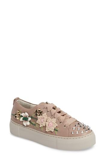 Women's Agl Flower Embellished Sneaker Us / 38eu - Beige