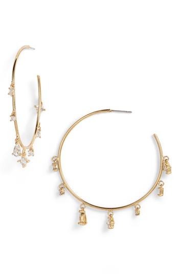 Women's Luv Aj Scattered Jewel Hoop Earrings