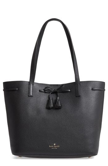 Kate Spade New York Hayes Street - Nandy Leather Tote - Black