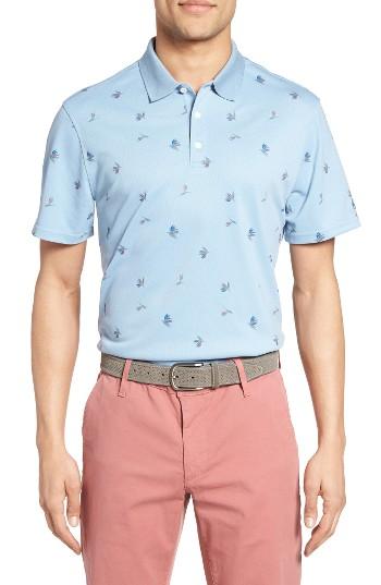 Men's Ag The Birds Of Paradise Pique Polo