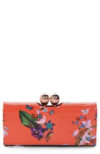 Women's Ted Baker London Odd Bobble Leather Matinee Wallet -
