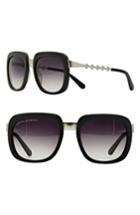 Women's Freida Rothman 'serena' 57mm Square Sunglasses - Grey