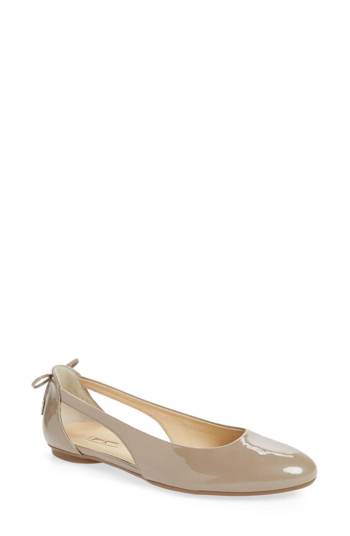 Women's Paul Green Maureen Cutout Flat .5us / 8uk - Beige