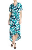 Women's Fraiche By J Floral Print Woven High/low Maxi Dress