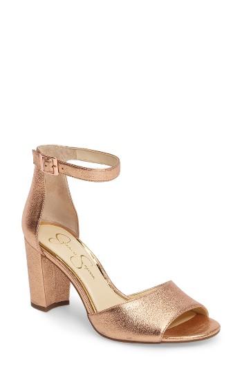 Women's Jessica Simpson Sherron Sandal .5 M - Metallic