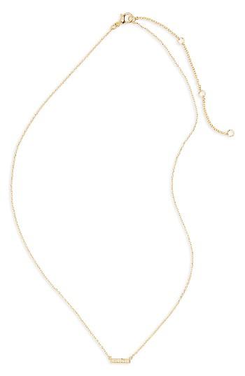 Women's Bp. Pave Crystal Bar Necklace