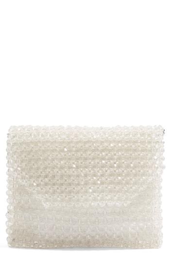 Topshop Zizi Beaded Shoulder Bag - None