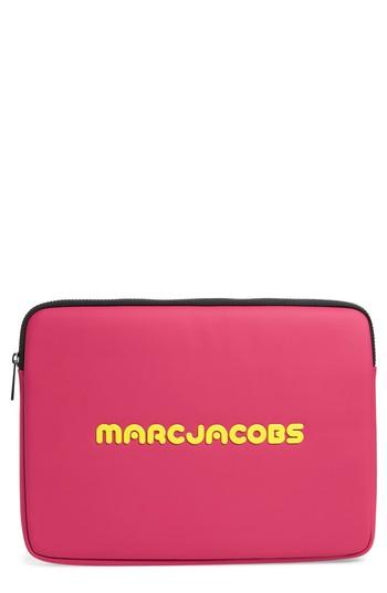 Marc Jacobs Logo 13-inch Computer Case - Pink