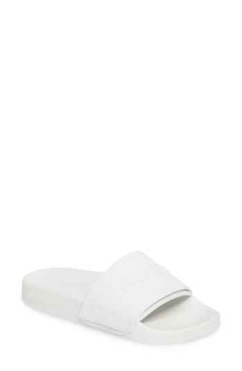 Women's Ivy Park Embossed Neoprene Lined Slide Sandal .5us / 37eu - White