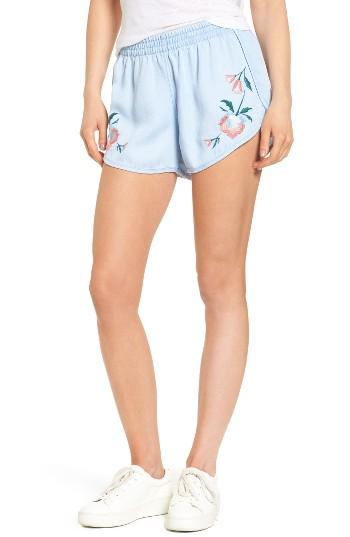 Women's Rails Liam Embroidered Shorts - Blue