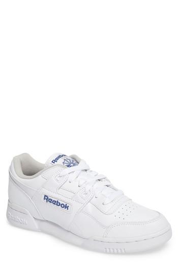 Men's Reebok Workout Sneaker, Size 11 M - White