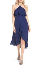 Women's Dee Elly Ruffle Halter Midi Dress - Blue