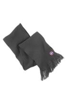 Women's Canada Goose Knit Merino Wool Tassel Scarf, Size - Grey