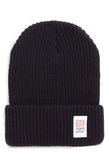 Men's Topo Designers Heavyweight Knit Cap - Blue