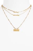 Women's Madewell Friday Saturday Sunday Necklace Set