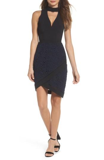 Women's Adelyn Rae Choker Sheath Dress