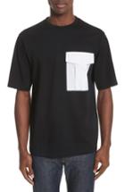 Men's Helmut Lang Pinstripe Pocket T-shirt - Black