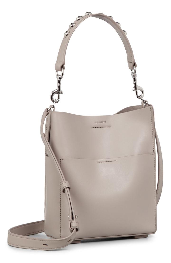Allsaints Mini Suzi North/south Leather Tote -
