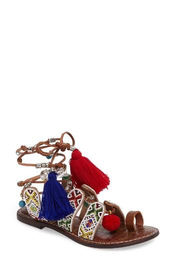 Women's Sam Edelman Gem Gladiator Sandal .5 M - White