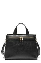 Sole Society Zypa Faux Leather Satchel - Black